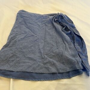 cross over mini skirt